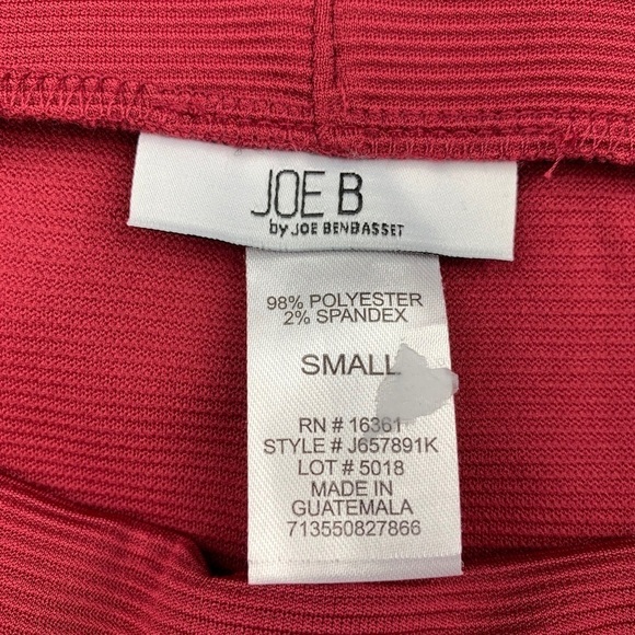 RED LIKE NEW JOE B BODY CON SKIRT - Picture 3 of 5